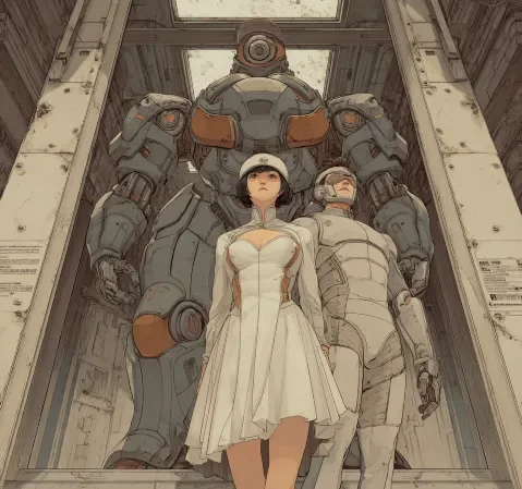 热血漫画作品封面：竞技场上的对决